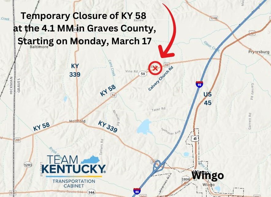 Graves County KY 58 cross drain replacement
