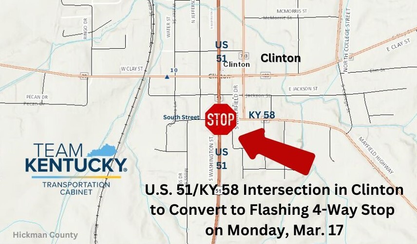 Hickman County 4 way stop study