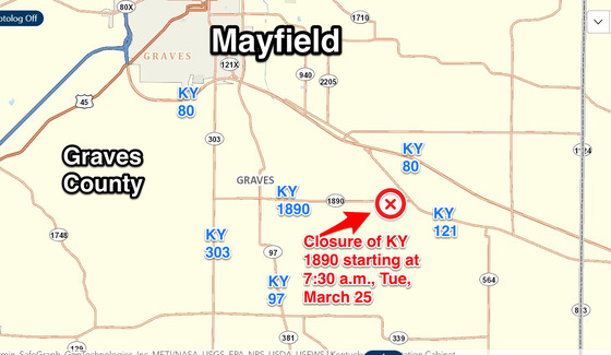 KY1890ClosureMapForTueMarch252025