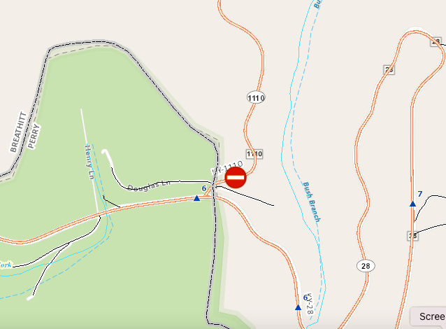 KY 1110 daytime closures