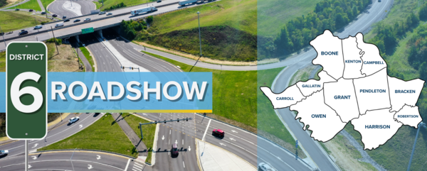 District 6 Roadshow Header Image Featuring the Mt. Zion Double Crossover Diamond project in the background