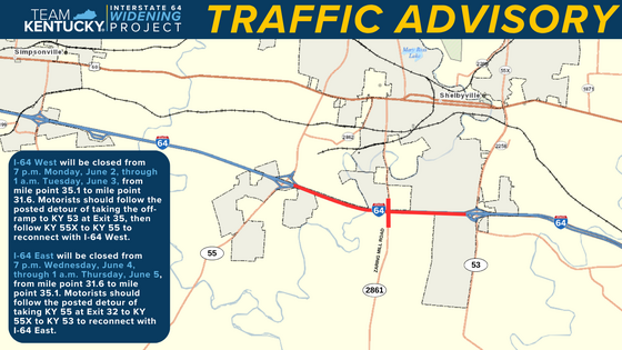 06022025 06042025 I-64 Closures
