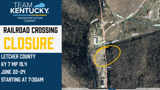 KY 7 CSX closure