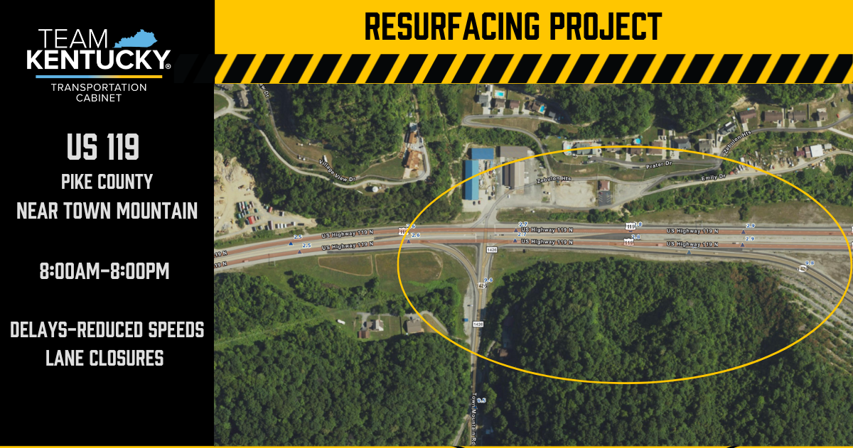 CORRECTION: Paving and Resurfacing Work Scheduled on US 119 near Town ...