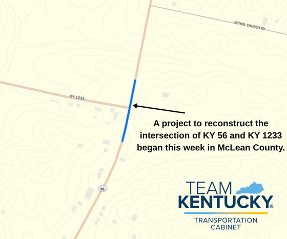 KY 56 map