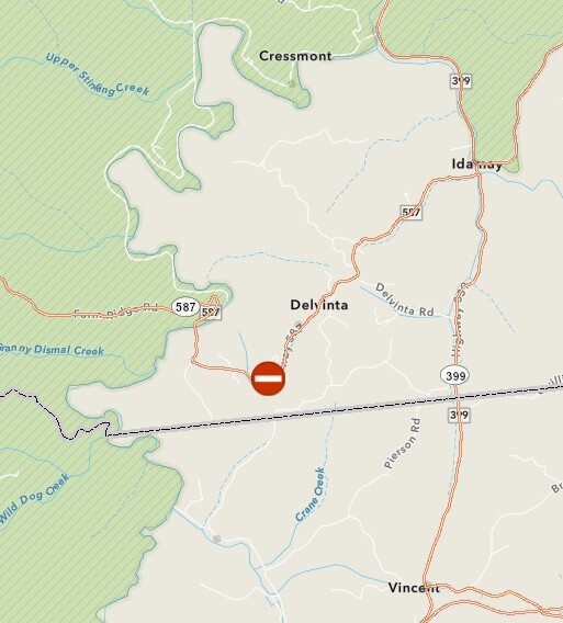 KY 587 closure