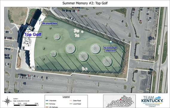 Map 2: summer memory of Top Golf