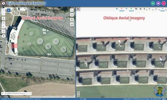 Map showing TopGolf on ArcGIS