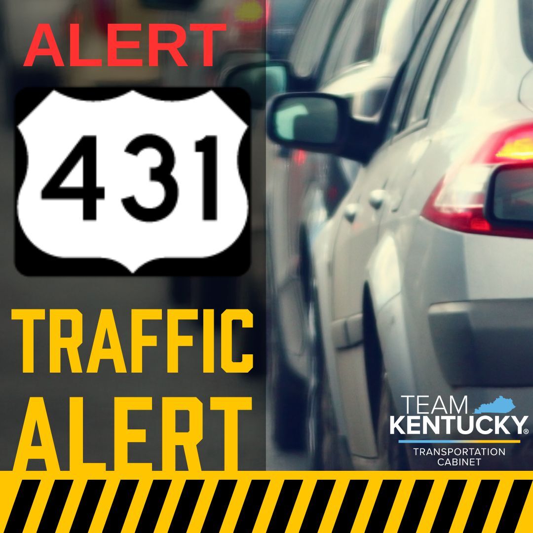 Crash blocking 431 in Muhlenberg County near Cleaton