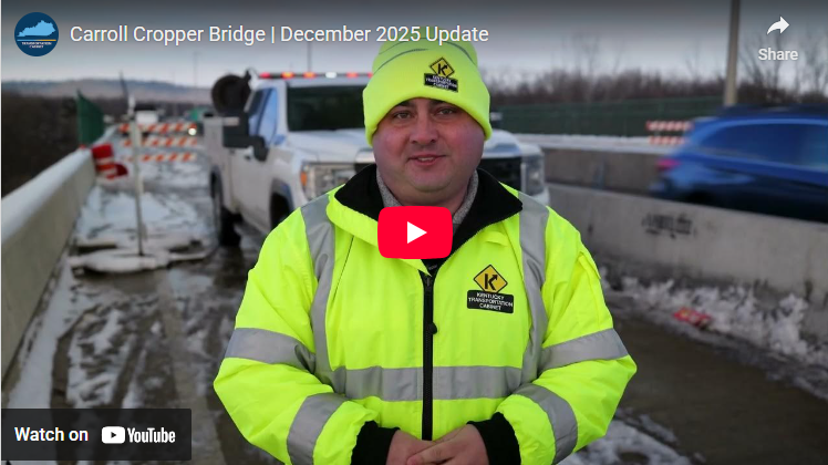 Thumbnail from the Carroll Cropper Bridge December 2025 Update Video