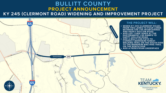 02232026 KY 245 CLERMONT RD PROJECT ANNOUNCEMENT - BULLITT