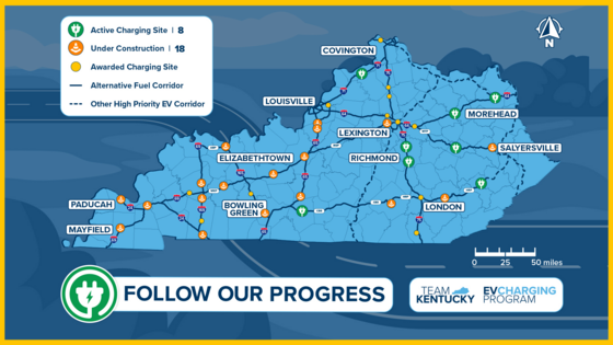 New EV Charging Sites - Campton and Morehead