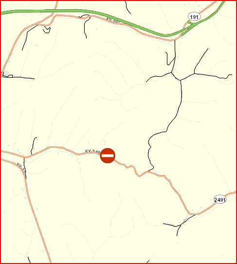 KY 2491 closure