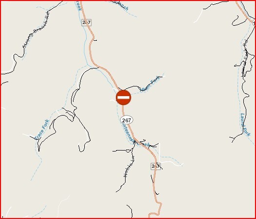 KY 267 closure in Perry County