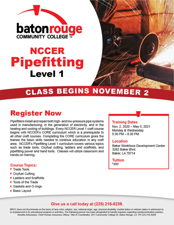 NCCER Pipefitting Flyer