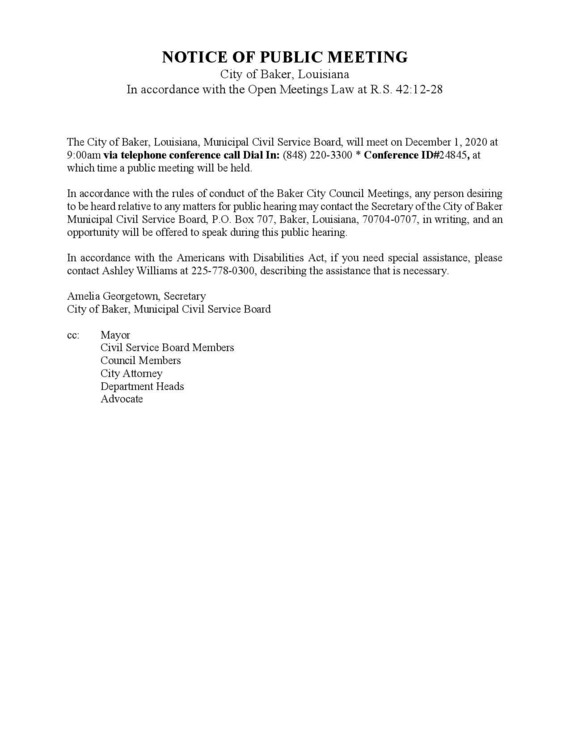 notice