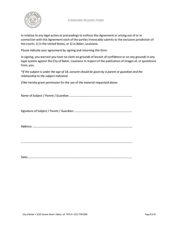 release form page 2