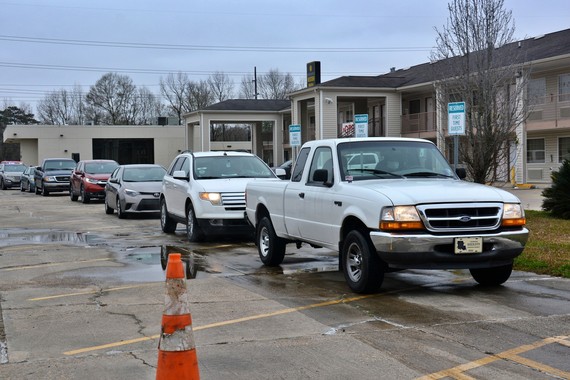 cars lined up