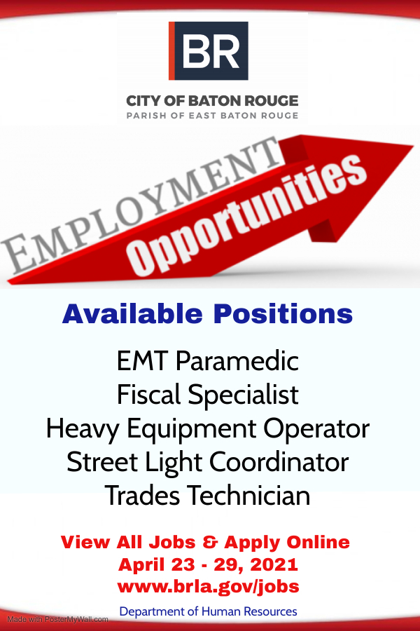 city-parish employment opps