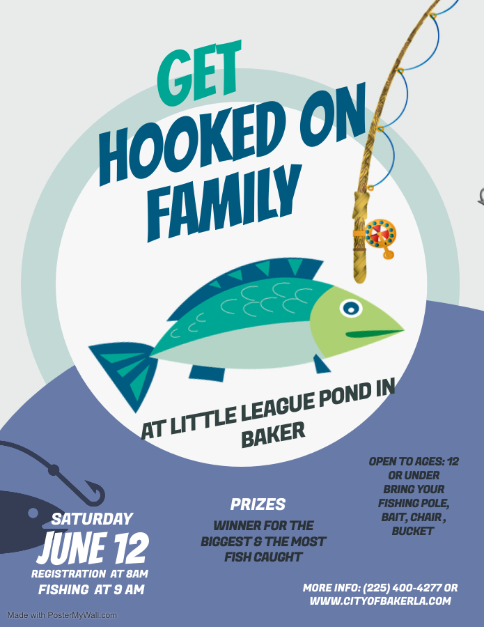 Get Hooked On Family Fishing Tournament at Little League Pond at the