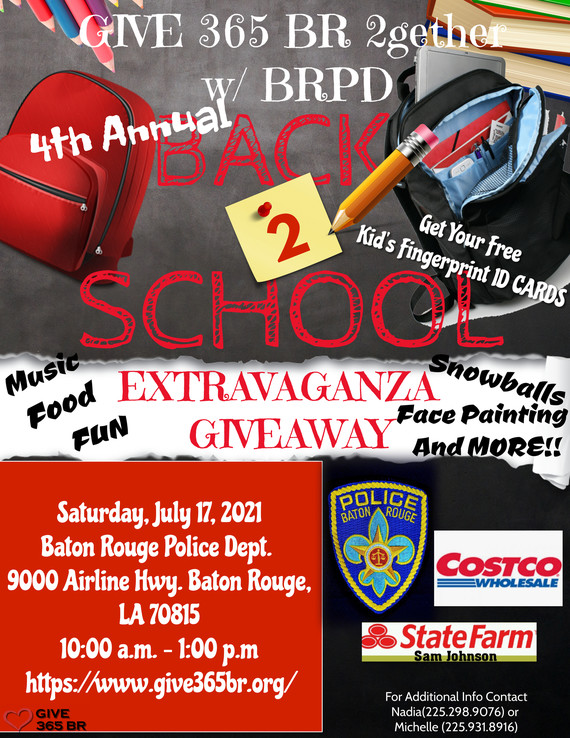 Flyer for back to school