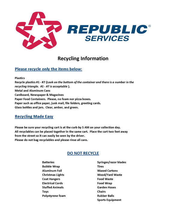 recycling