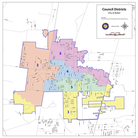 baker city council districts map