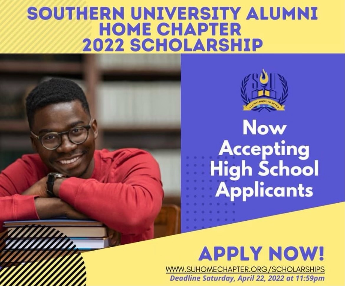 Southern University Alumni Home Chapter is Now Accepting High School