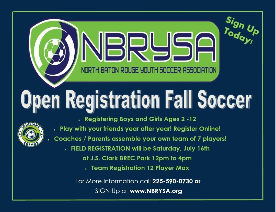 fall registration for soccer