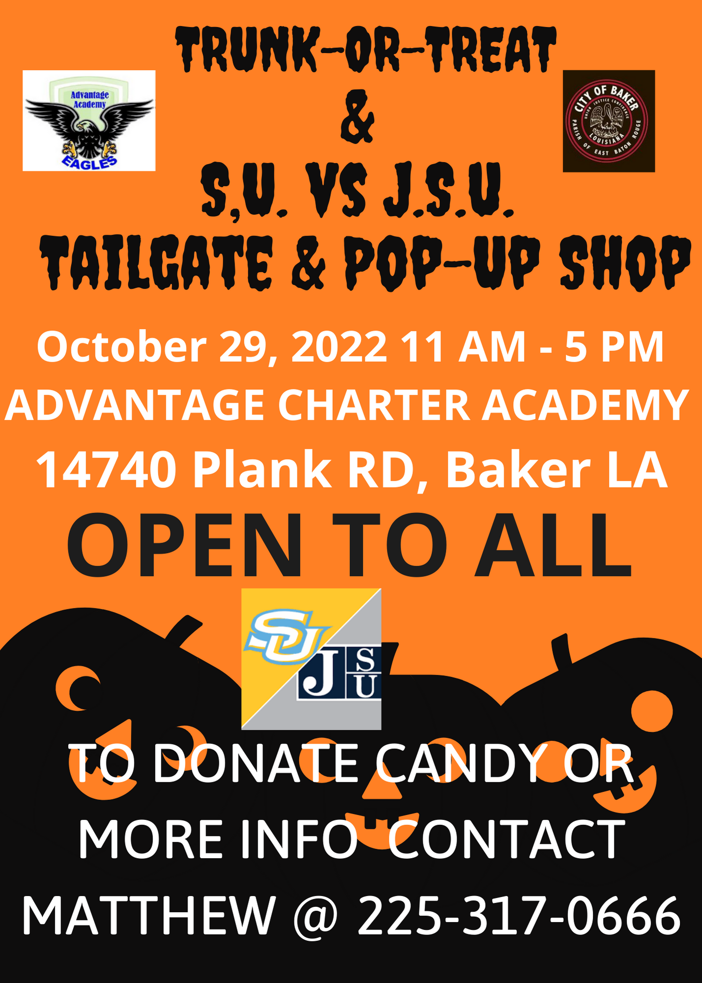 Advantage Charter Academy's Trunk or Treat is October 29, 2022! Details