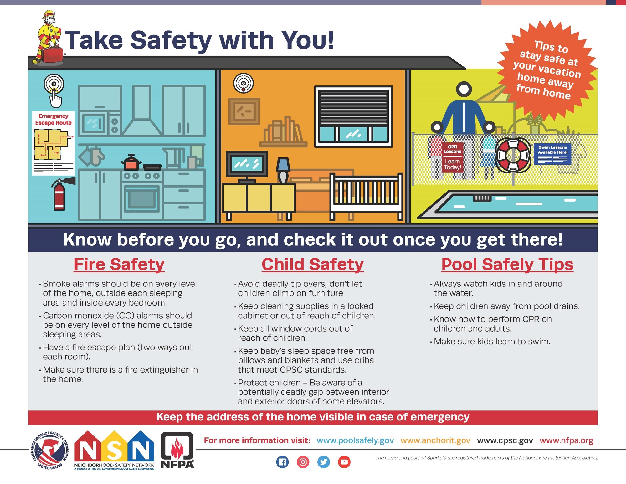 City of Baker Fire Department Take Safety with You!