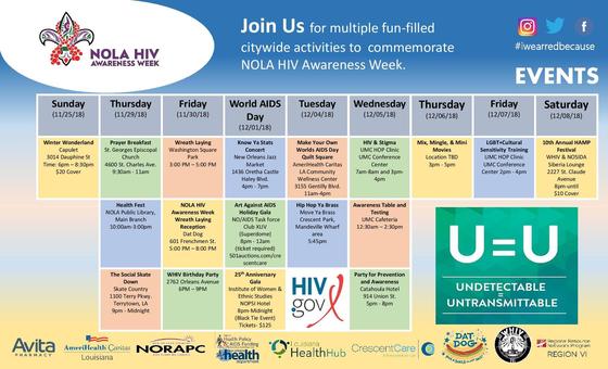 Awareness Week Calendar