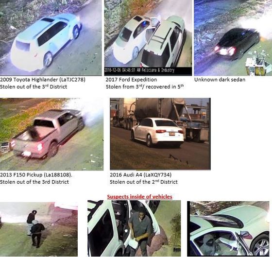 vehicle thefts