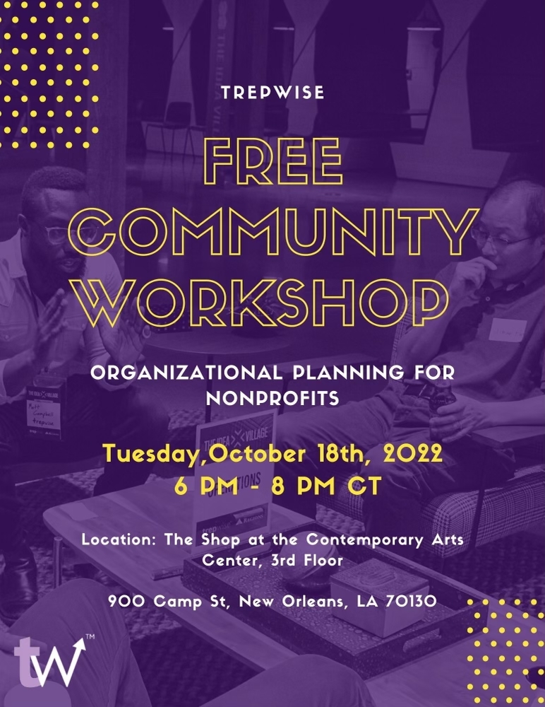 Free Workshop: Nonprofit Organizational Planning