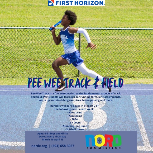 Pee-Wee Track & Field Registration