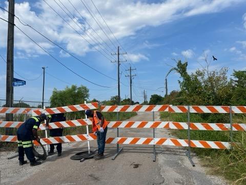 Emergency Closure on Old Gentilly Road