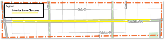 Traffic Advisory: Franklin Avenue 