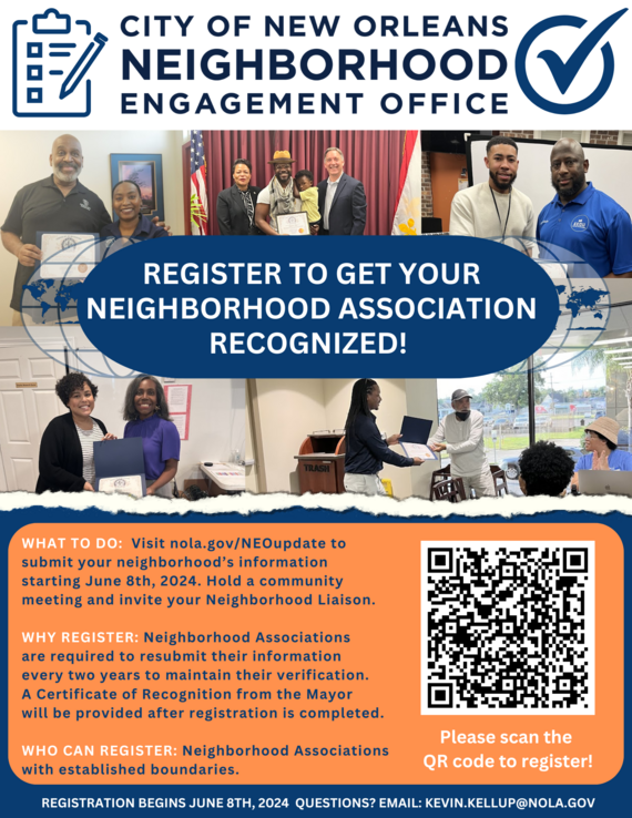 Neighborhood Association Recognition