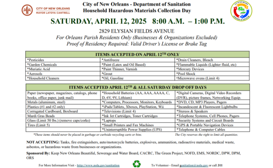 City of New Orleans Department of Sanitation