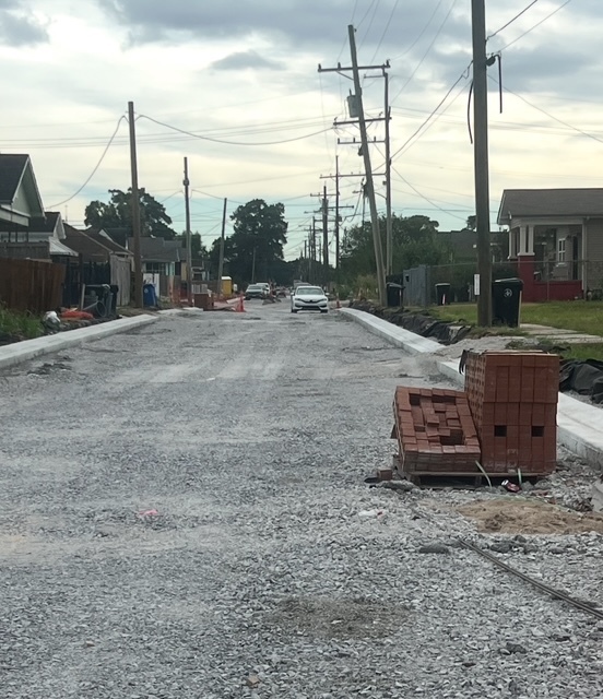 Infrastructure and Street Repairs 10.10 Gallier Street at Law Street