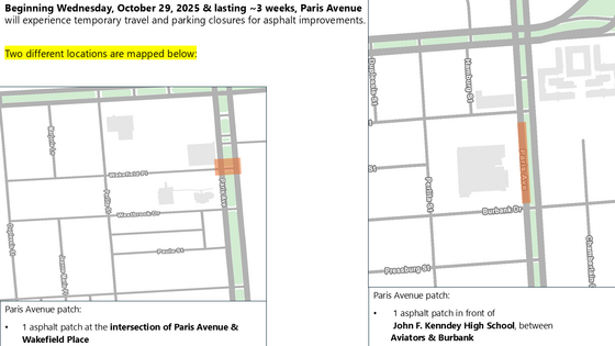 Traffic-advisory-paris-ave-patches-map