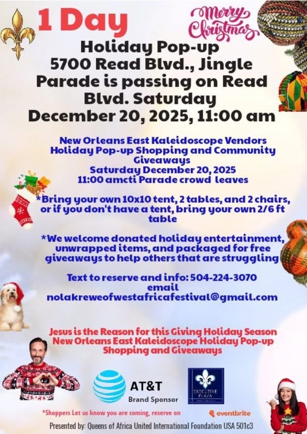 Holiday Pop Up Event