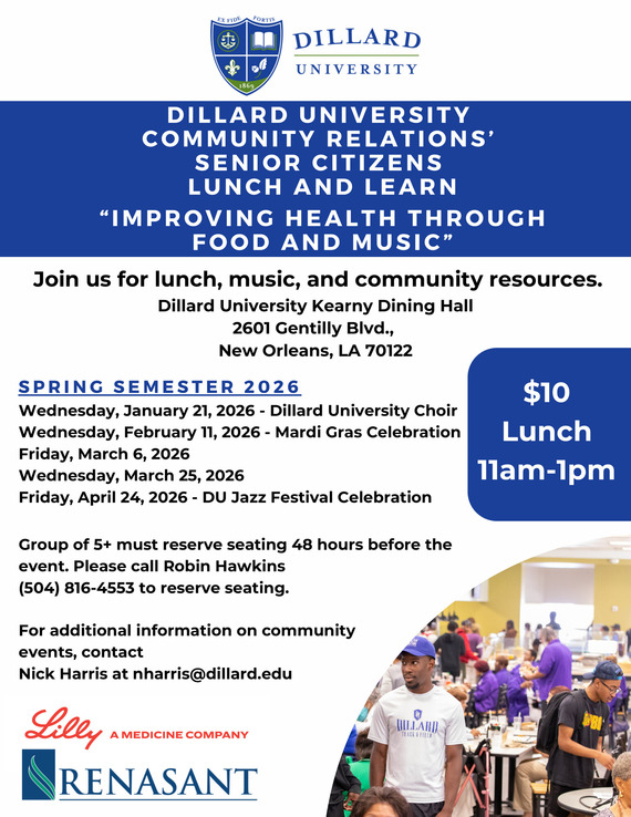 DU Monthly Senior Citizens' Lunch and Learn