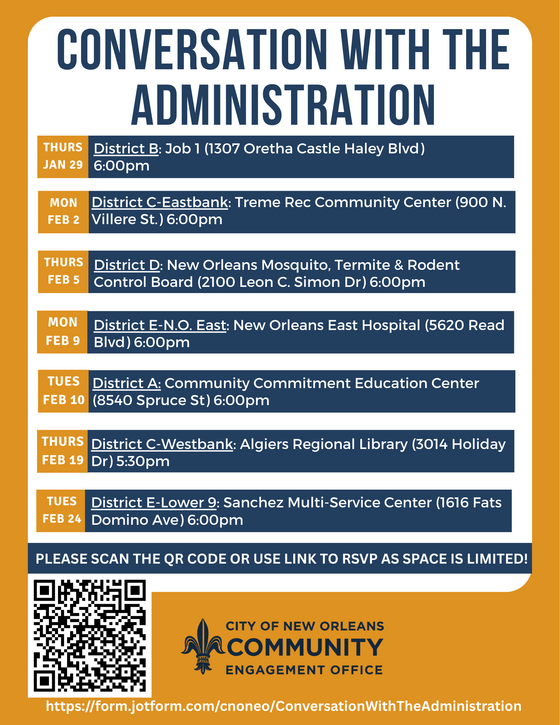 NEO Conversation with the administration