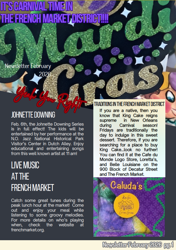 French Market Newsletter 1