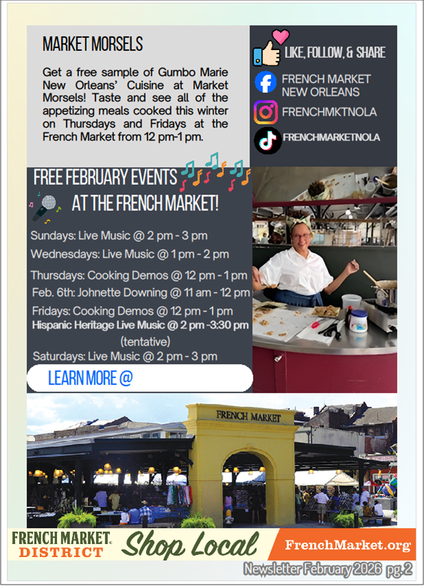 French Market Newsletter 2