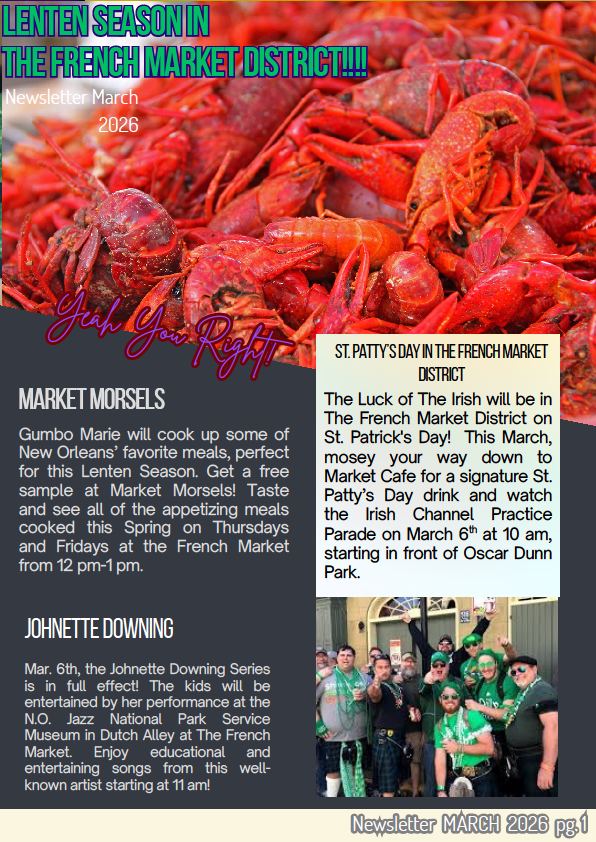 French Market Newsletter March 1