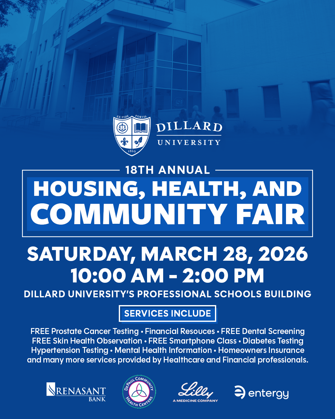 Dillard University's 18th Annual Housing, Health, and Community Fair