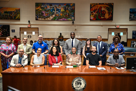 new orleans city council members with artists
