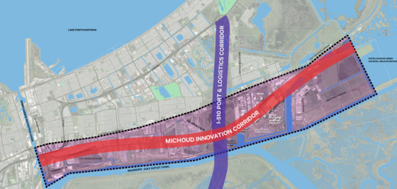 New Orleans East Map